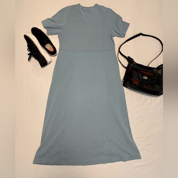 Jantzen Classics blue dress with embroidery - Picture 3 of 7